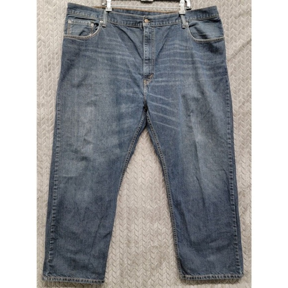 Levi's 559 Relaxed Straight 46x29 Blue Jeans Medium Wash Casual Modern Denim
